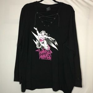 Wonder Woman size 4 long sleeve shirt. Torrid.